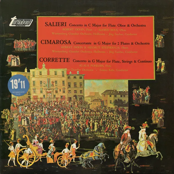 Concerto In C Major For Flute, Oboe & Orchestra / Concertante In G Major For 2 Flutes & Orchestra / Concerto In G Major For Flute, Strings & Continuo