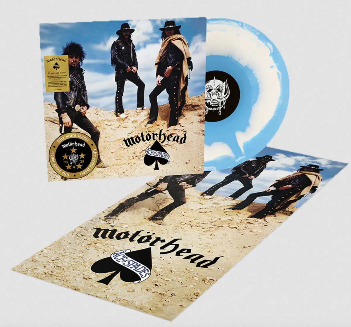 Ace of Spades (50th Anniversary) (Limited Edition) (Blue & White Splatter Vinyl)