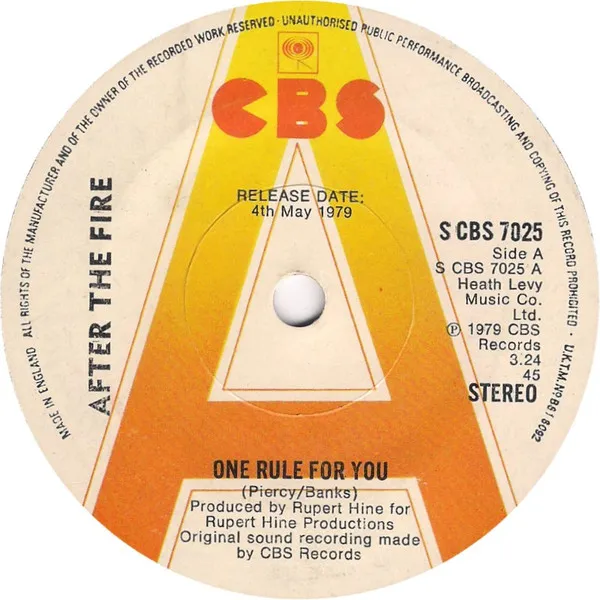 One Rule For You