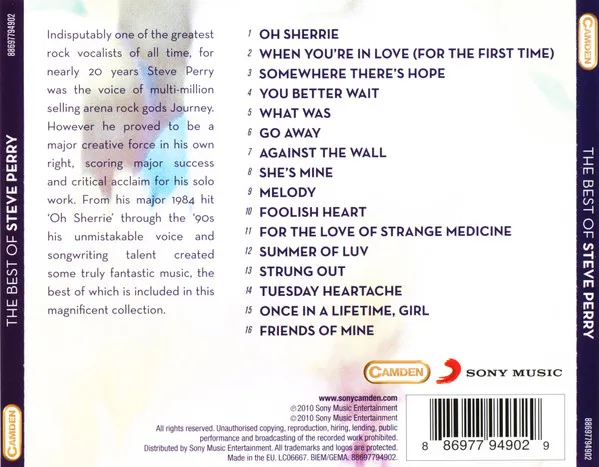 The Best Of Steve Perry