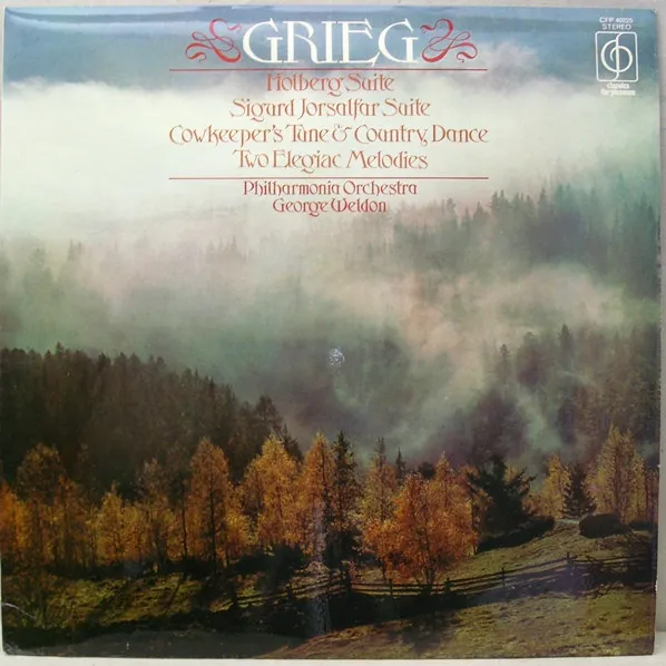 Holberg Suite / Sigurd Jorsalfar Suite / Cowkeeper's Tune & Country Dance / Two Elegiac Melodies