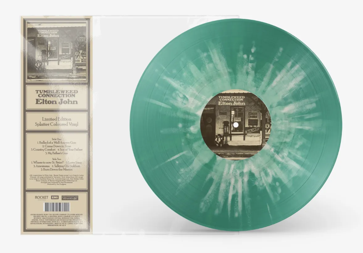Tumbleweed Connection (remastered) (Limited Edition) (Green W/ White Splatter Vinyl)