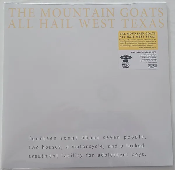 All Hail West Texas (remastered) (Limited Edition) (Yellow Vinyl)