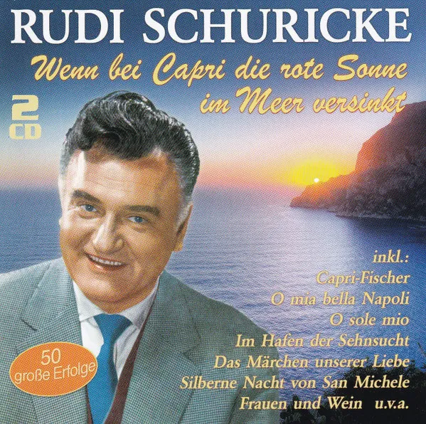 Wenn bei Capri die rote Sonne im Meer versinkt