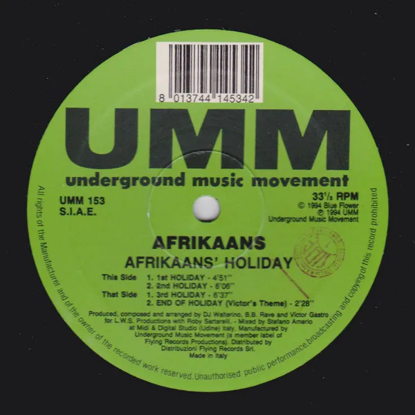Afrikaans'  Holiday