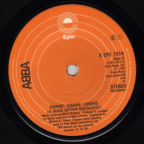 Gimme! Gimme! Gimme! (A Man After Midnight)