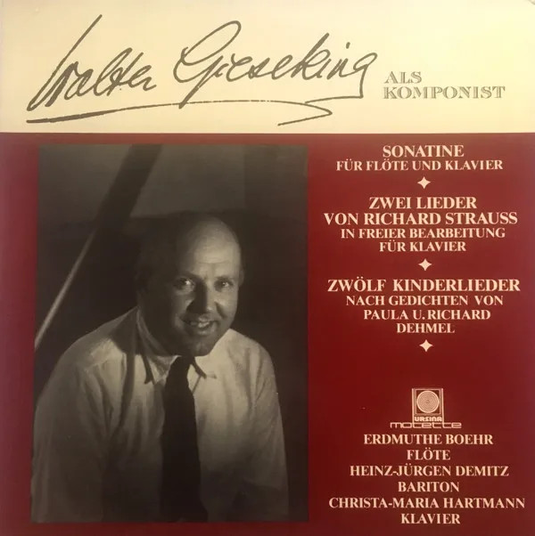 Walter Gieseking Als Komponist