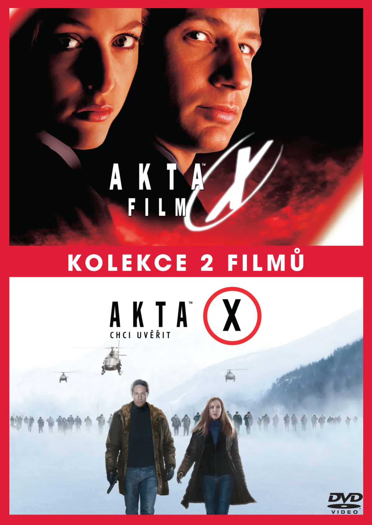 Akta X kolekce 1+2 2DVD