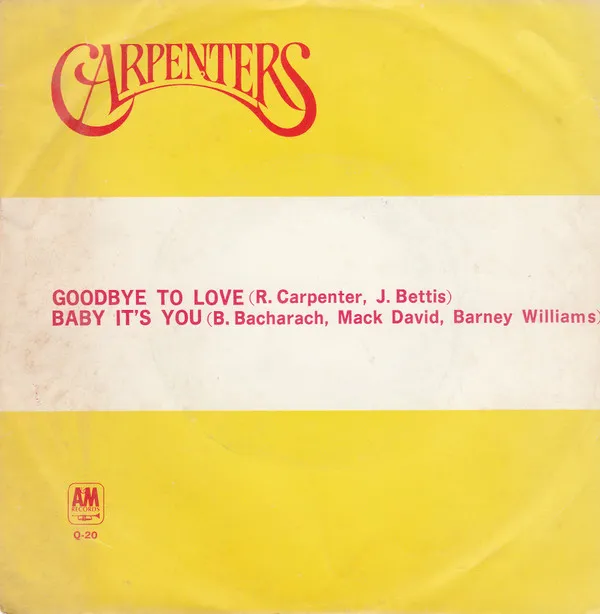 Goodbye To Love / Baby It's You