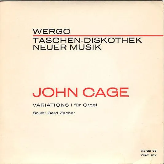 Variations I Für Orgel