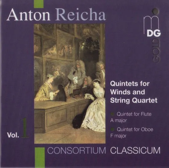 Quintets For Winds And String Quartet Vol.1 (Quintet For Flute A Major - Quintet For Oboe F Major)