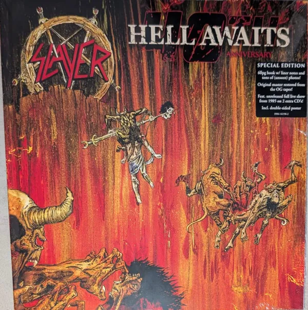 Slayer:  Hell Awaits 40Th Anniversary Earbook