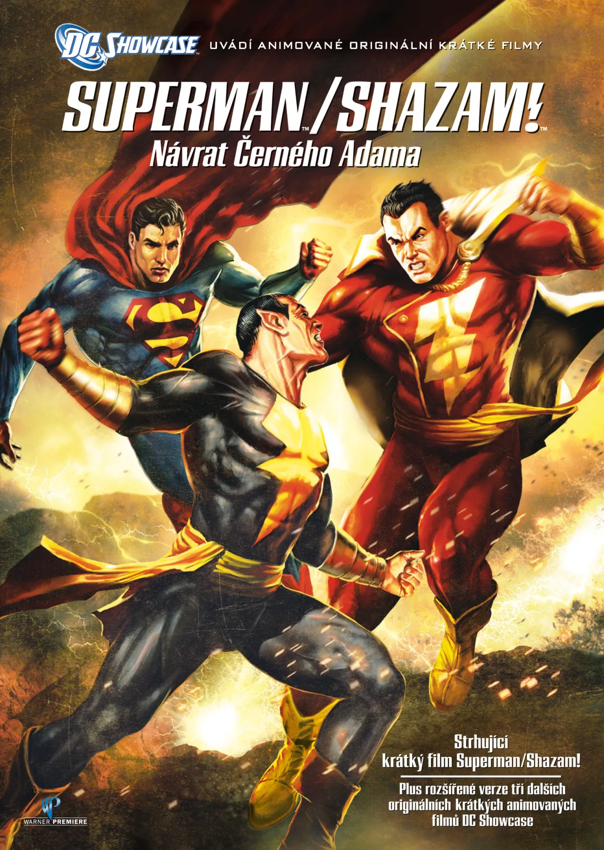 Superman/Shazam!: Návrat černého Adama DVD