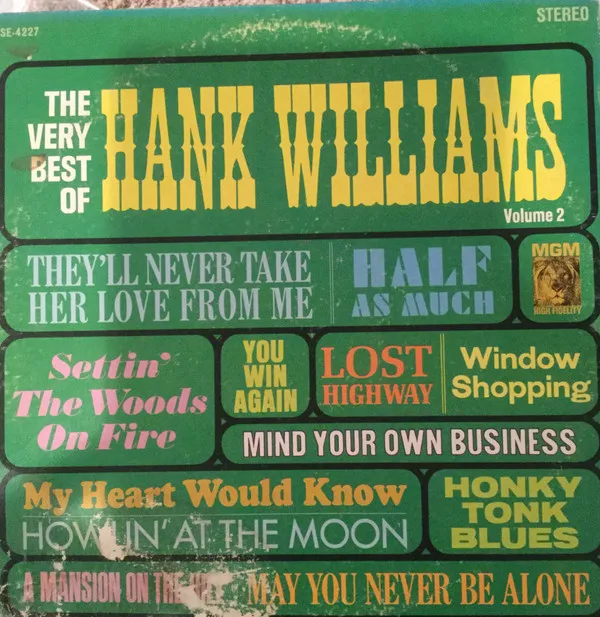 The Very Best Of Hank Williams Volume 2