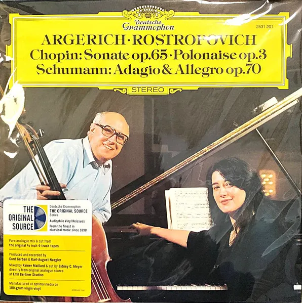 Mstislaw Rostropowitsch & Martha Argerich - Chopin / Schumann (180g)