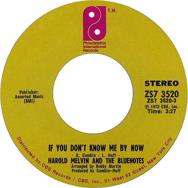 If You Don't Know Me By Now / Let Me Into Your World