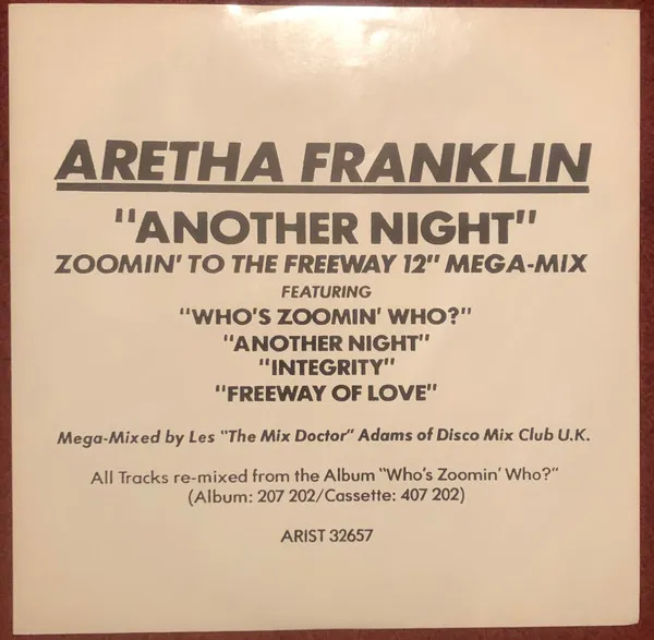 Another Night (Zoomin' To The Freeway 12" Mega-Mix)