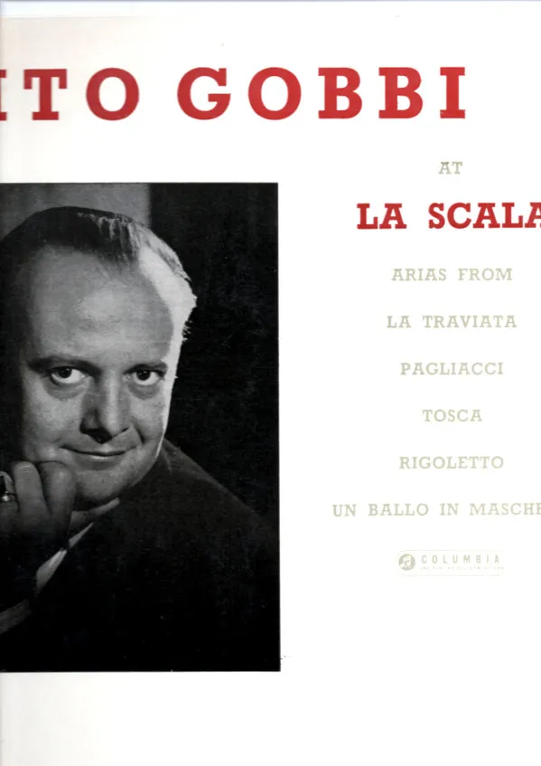 Tito Gobbi At La Scala