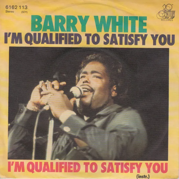 I'm Qualified To Satisfy You