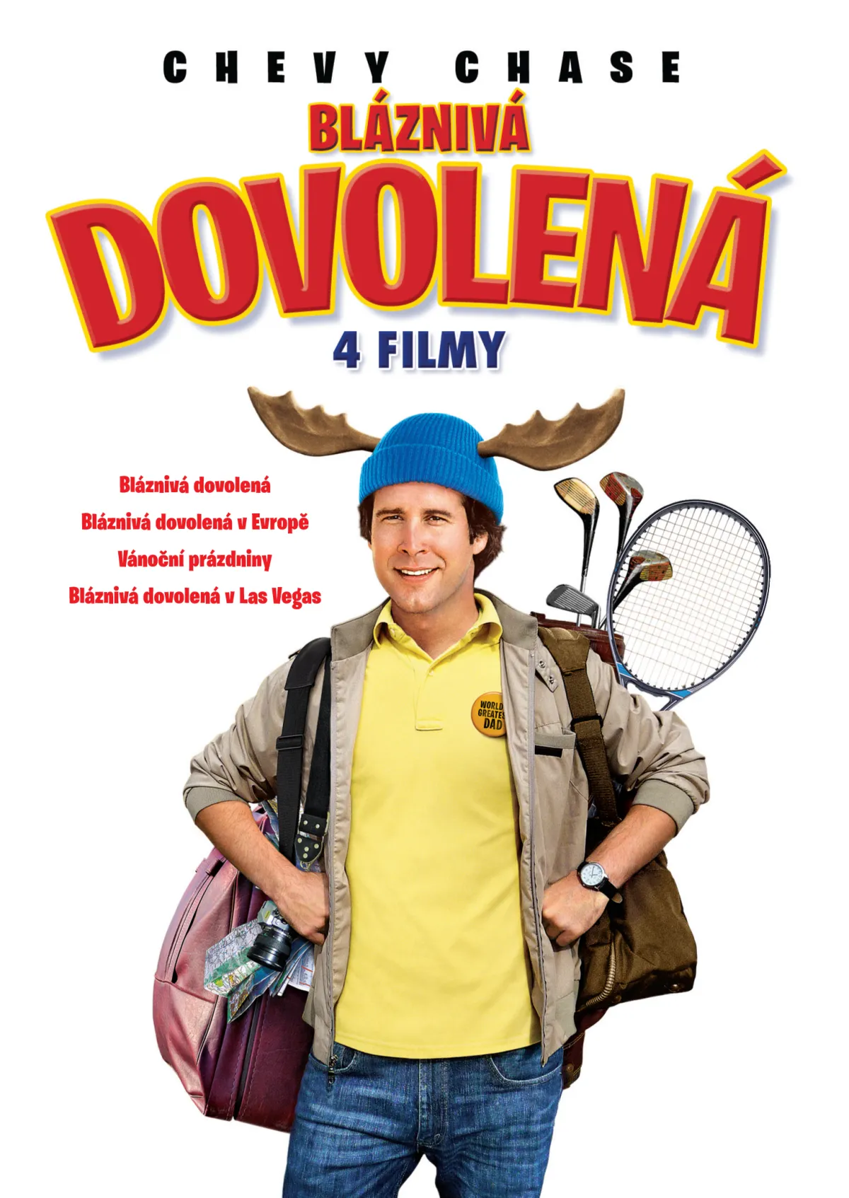 Bláznivá dovolená kolekce 1.-4. 4DVD