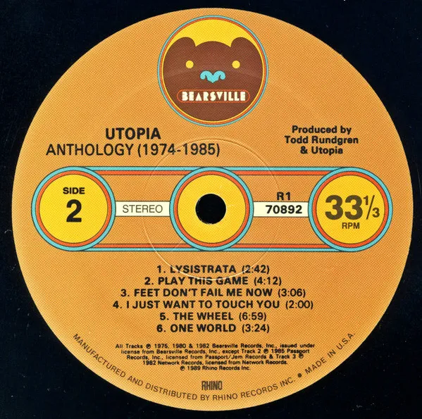 Anthology (1974 - 1985)