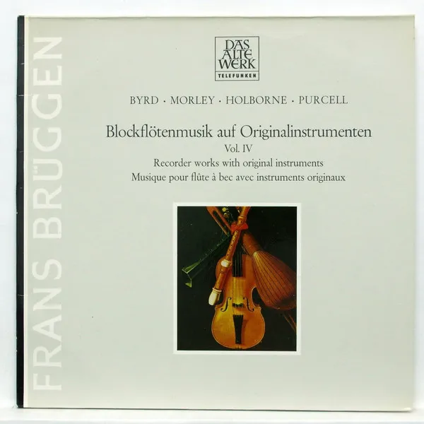 Blockflötenmusik Auf Originalinstrumenten - Vol. IV