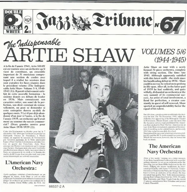 The Indispensable Artie Shaw Vol. 5/6 (1944 / 1945)