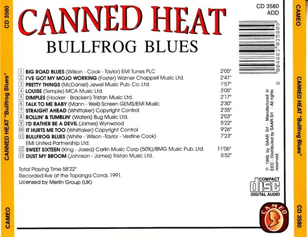 Bullfrog Blues