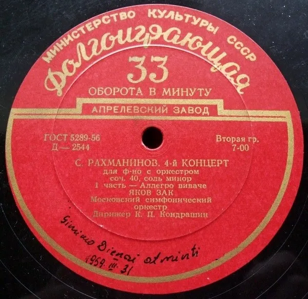 4-й Концерт Для Ф-но С Оркестром, Соч. 40, Соль Минор