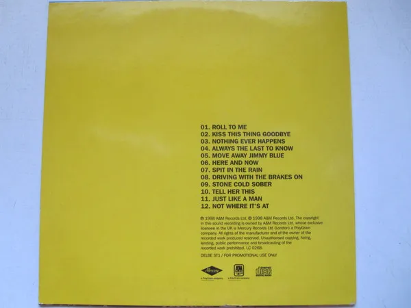 The Best Of Del Amitri. Hatful Of Rain