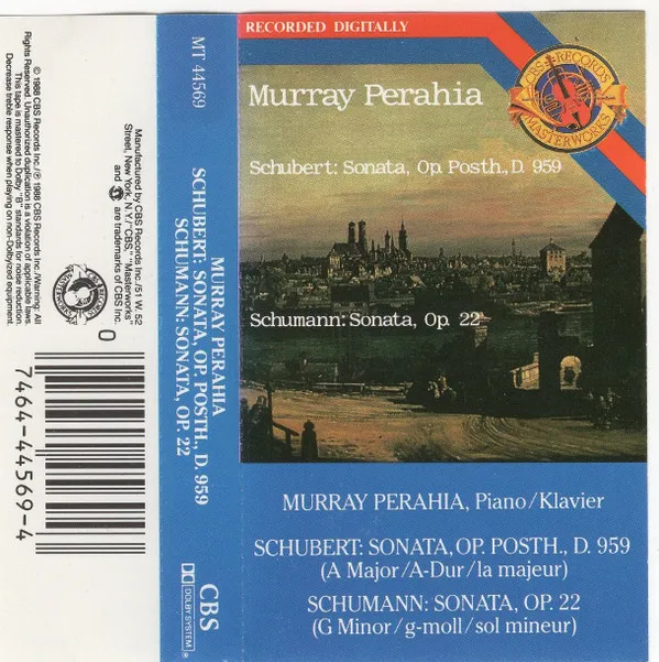 Sonata, Op. Posth., D. 959 / Sonata Op. 22