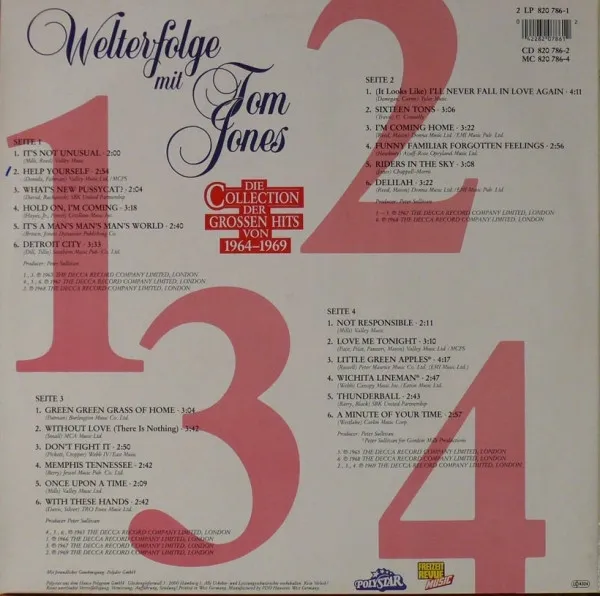 Welterfolge Mit Tom Jones