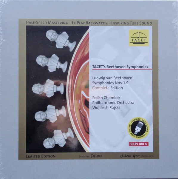 Symphonien Nr.1-9 (180g / weltweit limitiert und handnummeriert / leinengebunden)