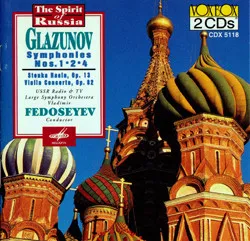 Symphonies Nos. 1,2,4; Stenka Rasin; Concerto For Violin And Orchestra In A Minor