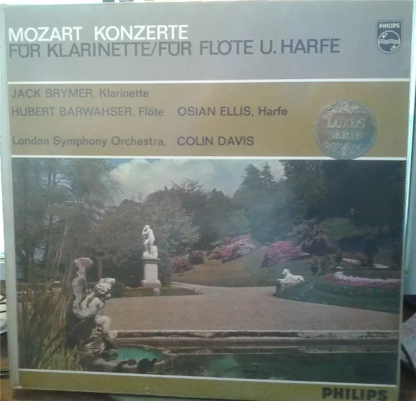 Mozart Konzerte Für Klarinette / Für Flöte U. Harfe