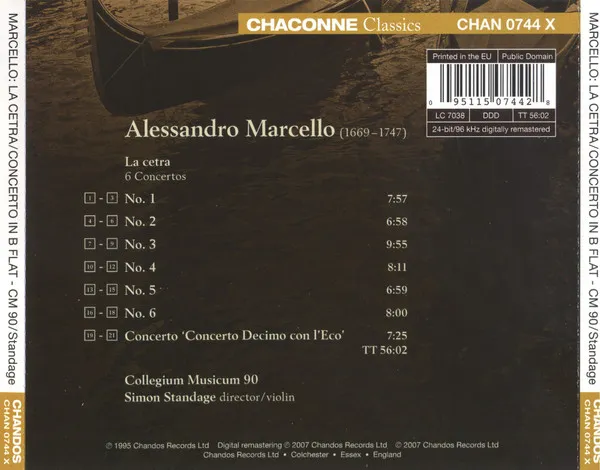 'La Cetra' Concertos