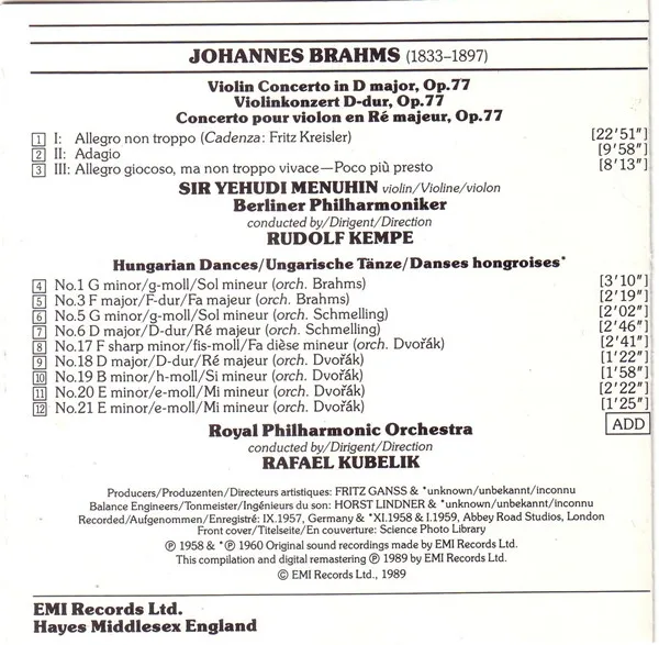 Violin Concerto - Hungarian Dances