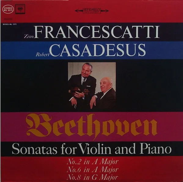Sonatas For Violin And Piano No. 2 In A Major ‧ No. 6 In A Major ‧ No. 8 In G Major
