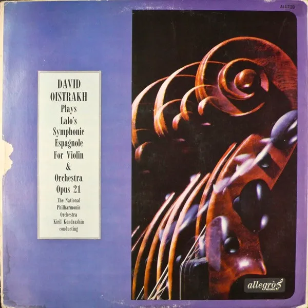 Symphonie Espagnole For Violin & Orchestra Opus 21