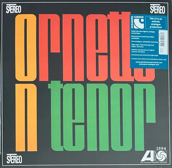 Ornette On Tenor (180g)