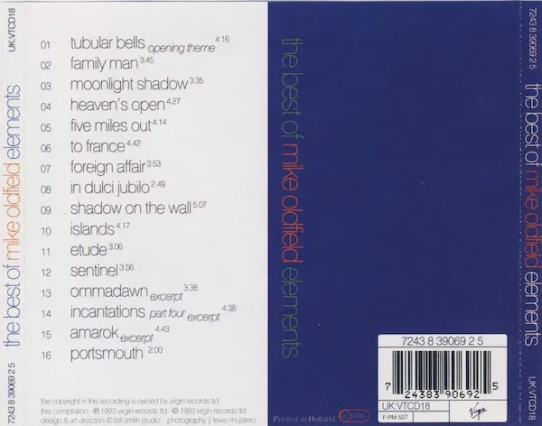 The Best Of Mike Oldfield: Elements
