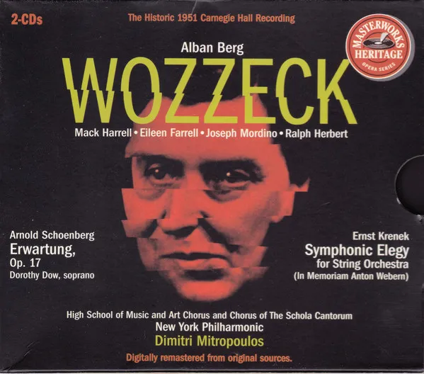 Wozzeck - Erwartung, Op. 17 - Symphonic Elegy For String Orchestra ( In Memoriam Anton Webern)