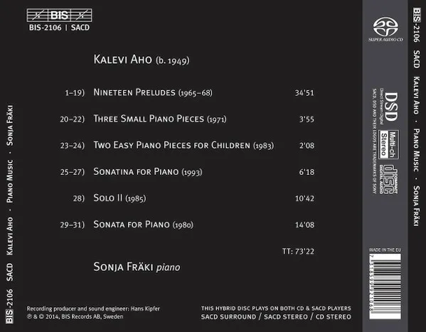 Works For Solo Piano