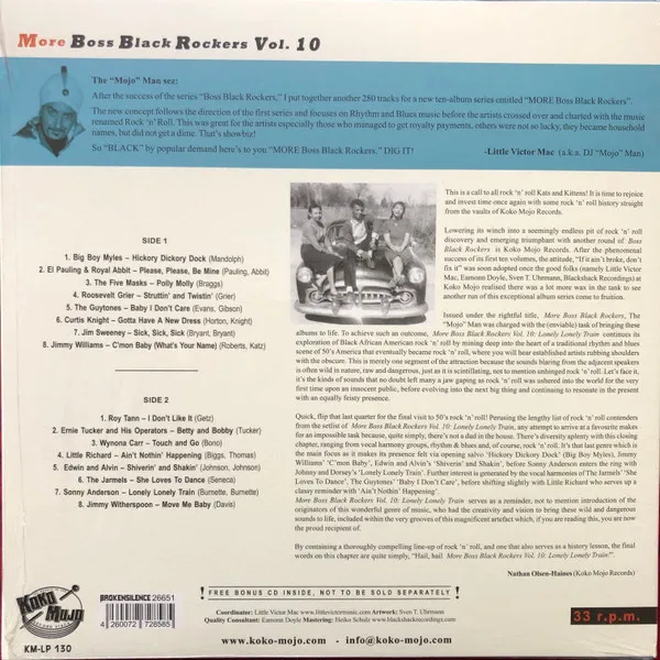 More Boss Black Rockers Vol.10 - Lonely Train