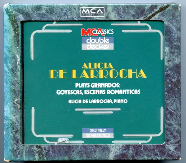 Alicia De Larrocha: Plays Granados And Others