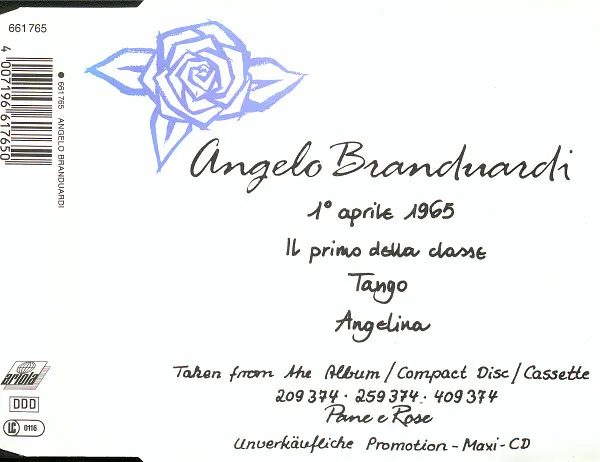 1. Aprile 1965 / Il Primo Della Classe / Tango / Angelina