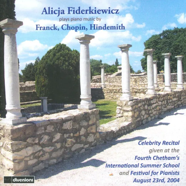 Plays Piano Music By Franck, Chopin, Hindemith