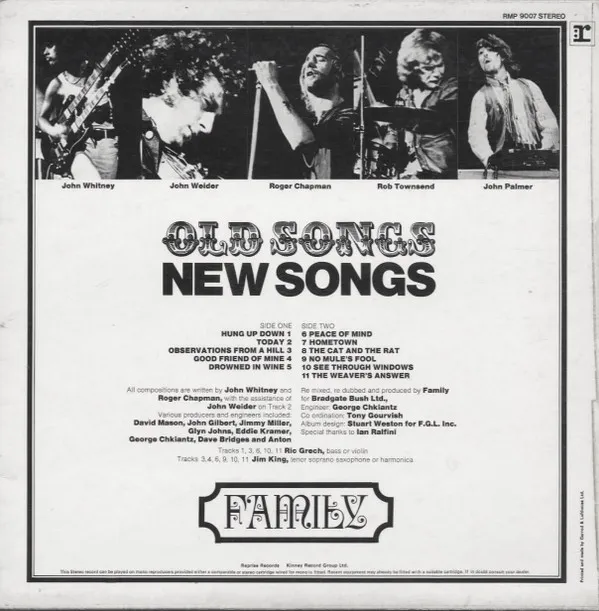 Old Songs, New Songs