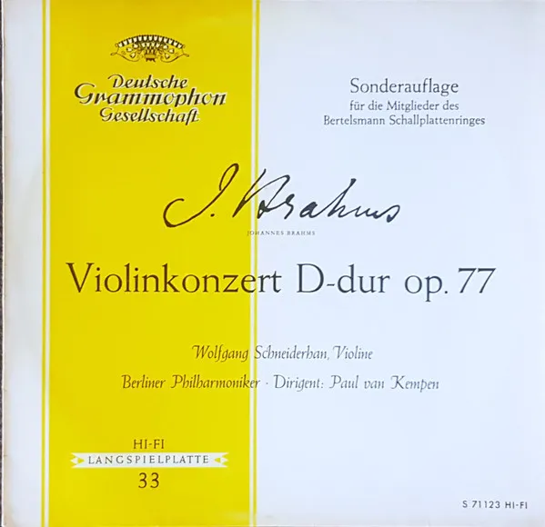 Violinkonzert D-Dur Op.77
