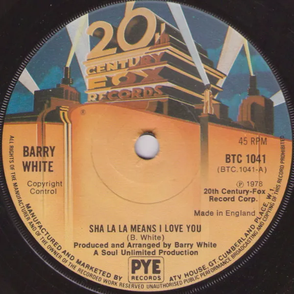 Sha La La Means I Love You